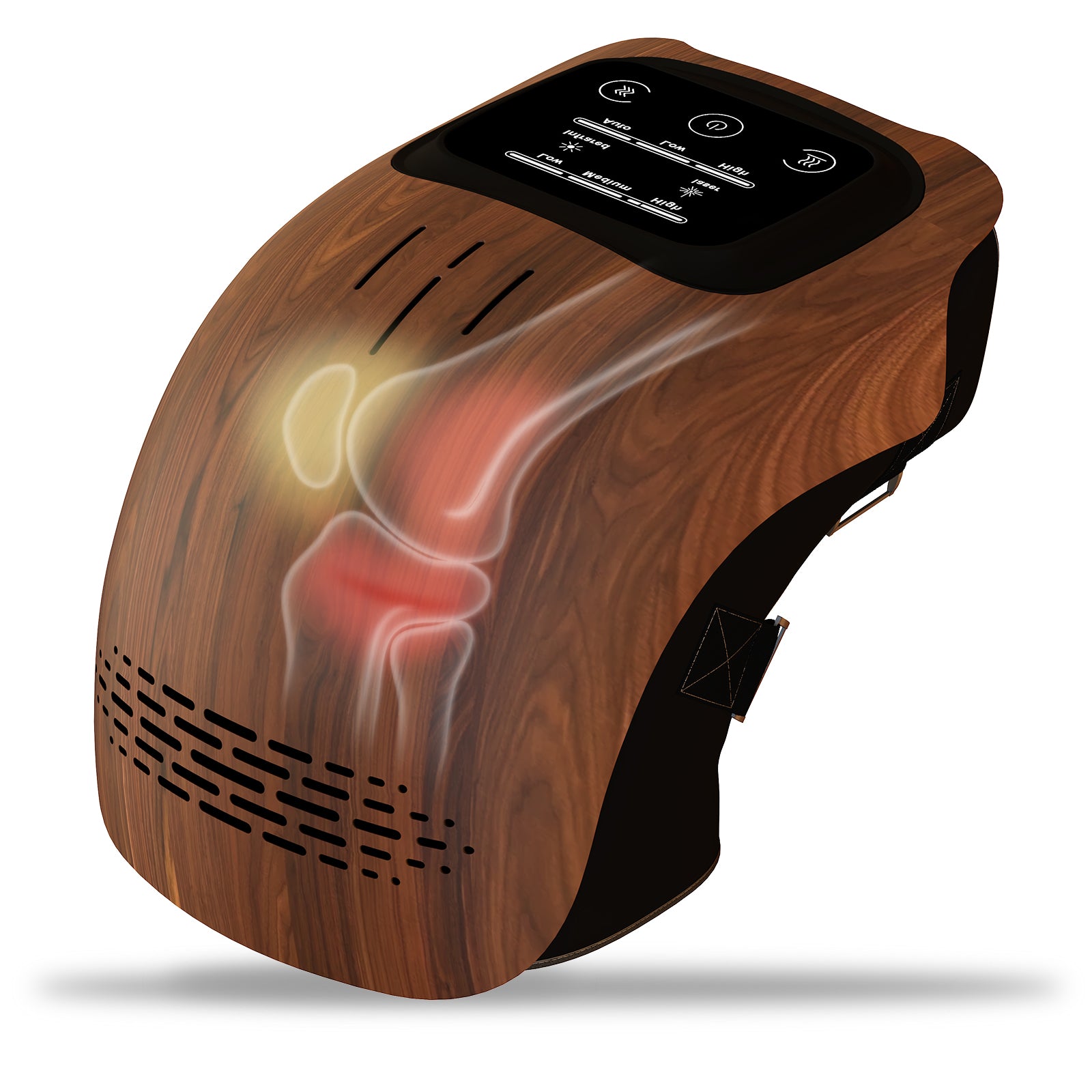 Rechargeable Electric Knee Massager - Infrared Heat & Vibration Therapy for Pain Relief