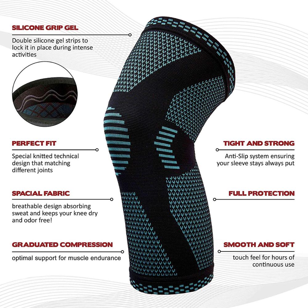 Premium Knitted Sports Knee Pads - Lightweight Support for Active Lifestyles