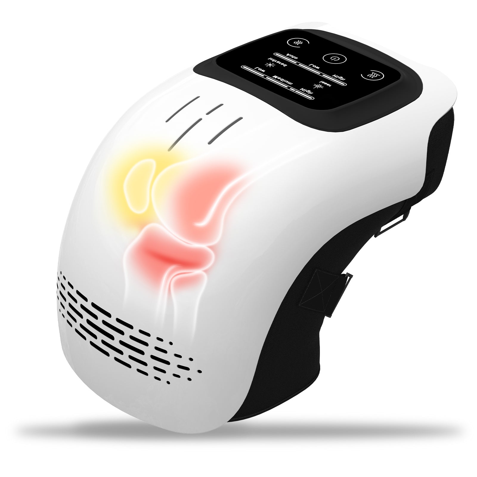 Rechargeable Electric Knee Massager - Infrared Heat & Vibration Therapy for Pain Relief
