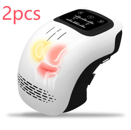 Rechargeable Electric Knee Massager - Infrared Heat & Vibration Therapy for Pain Relief